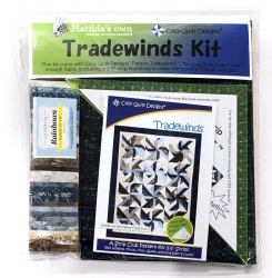 CDQ Tradewinds Pattern, Strip Tube Ruler + Fabric Kit